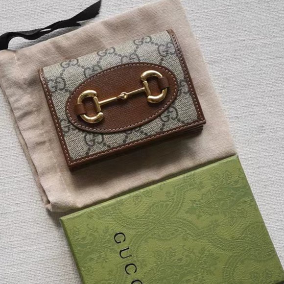 Handbags - Gucci horsebit 1955 card case wallet